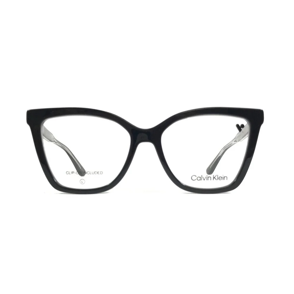 Calvin Klein Eyeglasses Frames CK24550MAG 001 SET N Black Silver 55-17-145